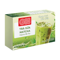 Trà sữa GO! vị matcha 10 gói x 17g chính hãng