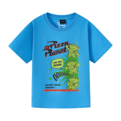 Áo thun bé trai Rabity 500053 màu xanh size 4 chính hãng