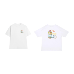 Áo thun unisex Coolmate in xiên bẩn trắng size S chính hãng | Siêu Thị GO!– Thực phẩm giá tốt