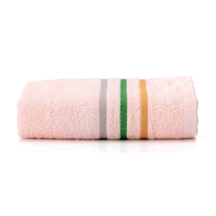 Khăn QP 50x100cm màu hồng chính hãng