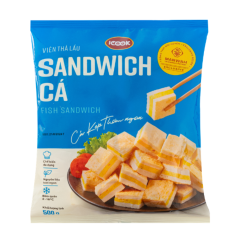 Viên thả lẩu Icook sandwich cá gói 500g chính hãng