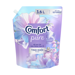 Nước xả làm mềm vải đậm đặc Comfort tinh khôi túi 3.6 lít chính hãng