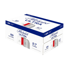 Thùng 24 bia Michelob Ultra Sleek lon 330ml chính hãng