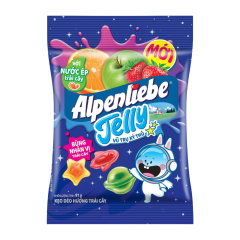 Kẹo dẻo Alpenliebe vũ trụ hương trái cây gói 91g chính hãng