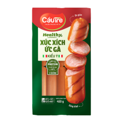 Xúc xích ức gà kiểu Ý Healthy Cầu Tre 450g chính hãng