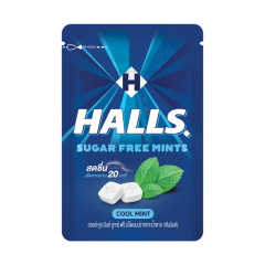 Kẹo ngậm Halls Mint không đường vị bạc hà 15.4g chính hãng
