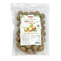 Hạt mắc ca nứt vỏ Nutty 300g chính hãng