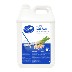 Nước lau sàn Save hương chanh sả 10 lít chính hãng