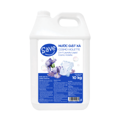 Nước giặt xả Save hương cosmo violette 10kg chính hãng