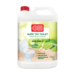 Nước tẩy toilet GO! hương chanh sả 5 lít chính hãng