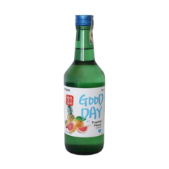 Rượu Soju Good Day hương hoa quả nhiệt đới chai 360ml chính hãng