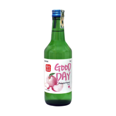 Rượu Soju Good Day hương đào chai 360ml chính hãng