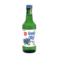 Rượu Soju Good Day hương blueberry chai 360ml chính hãng