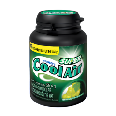 Kẹo gum Cool Air vị nho siêu the mát 55.4g chính hãng