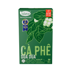 Cà phê sữa dừa Lúave 160g chính hãng