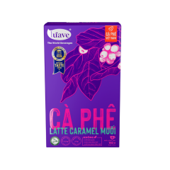 Cà phê caramel muối Lúave latte 160g chính hãng