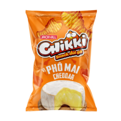 Snack đùi gà Chikki vị phô mai Cheddar 65g chính hãng