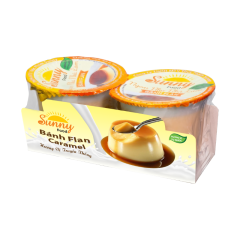 Lốc 2 bánh Flan Sunny vị truyền thống hủ100g chính hãng