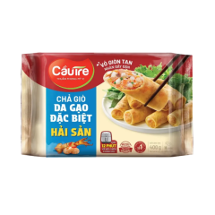 Chả giò da gạo đặc biệt Cầu Tre hải sản 400g chính hãng