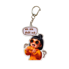 Móc khóa thức ăn 02 chính hãng