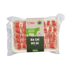 Ba chỉ bò Úc cắt lát đông lạnh TTC 250g chính hãng | Siêu Thị GO!– Thực phẩm giá tốt
