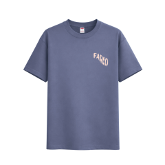 Áo thun nam The Look in Fared màu xám xanh size L chính hãng