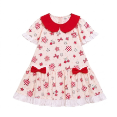 Đầm Kata cổ sen bèo tay màu đỏ size 10 chính hãng