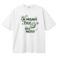 Áo thun nữ tay ngắn OVS in Fruit màu trắng size XL chính hãng