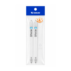 Bút gel Thiên Long Gel.071.Plus mực xanh túi 2 cây chính hãng