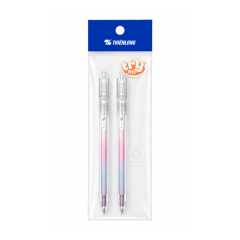 Bút gel Thiên Long Gel.072.Plus mực tím túi 2 cây chính hãng