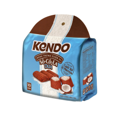Bánh trứng cuộn Kendo vị socola dừa 90g chính hãng