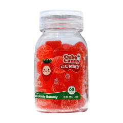 Kẹo dẻo Cube Candy vị dâu hũ 68g chính hãng