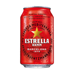 Bia Estrella Damm lon 330ml chính hãng