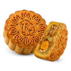 Bánh trung thu Bibica gà lá chanh xốt bơ tỏi 1 trứng 180g chính hãng