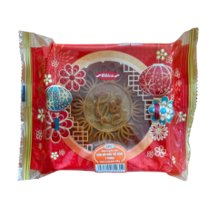 Bánh trung thu Bibica đậu đỏ mứt vỏ cam 1 trứng 180g chính hãng