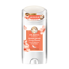 Sáp khử mùi Purite dưỡng mịn hương nước hoa anh đào 70g chính hãng