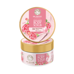 Tẩy tế bào chết Purite dưỡng sáng hương hoa hồng 220g chính hãng