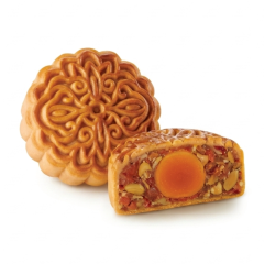 Bánh trung thu Kido Jambon xá xíu xốt Hồng Kông 1 trứng 150g chính hãng