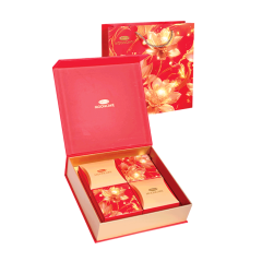 Hộp 4 bánh trung thu Bibica Liên Nguyệt 600g chính hãng