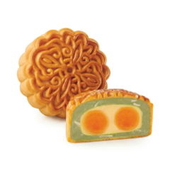 Bánh trung thu Kido cốm sen hạt dưa 2 trứng 210g chính hãng