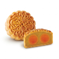 Bánh trung thu Kido đậu xanh sầu riêng 2 trứng 210g chính hãng